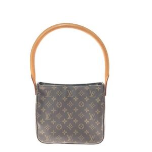 Louis Vuitton Monogram Looping Shoulder Bag Handbag Brown
